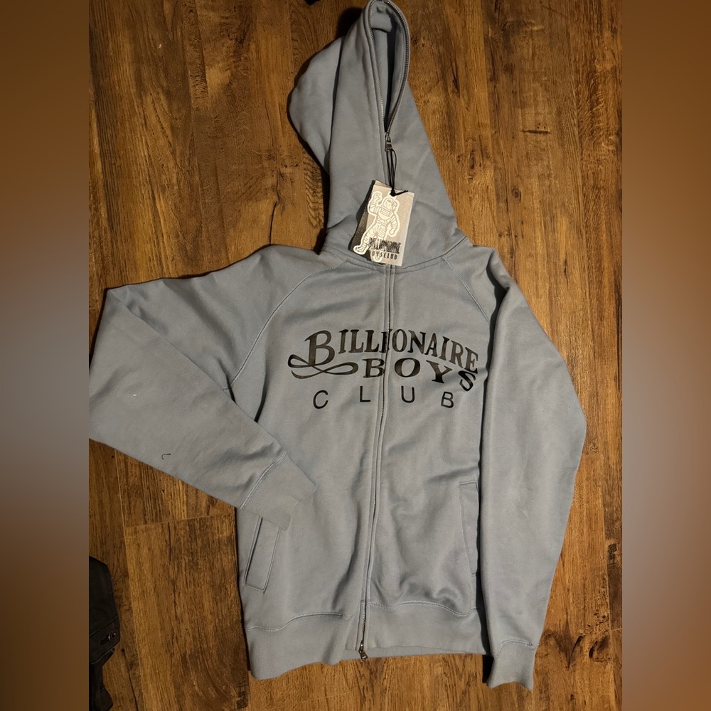 Limited Edition Billionaire Boys Club Blue Zip-Up Hoodie
